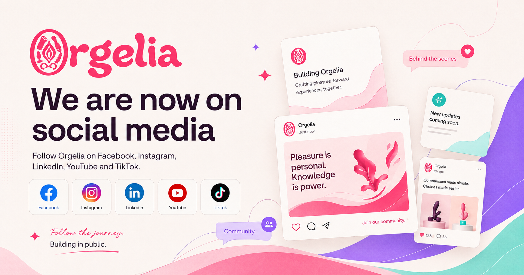 Orgelia social media announcement